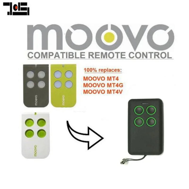 

For Moovo MT4,MT4G,MT4V compatible remote control rolling code