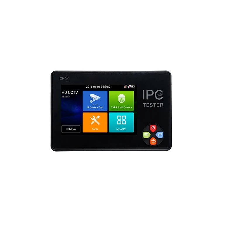  IPC1600 Plus 3.5 inch touch screen Portable IP Analog Camera tester H.265 4K CCTV Tester Monitor wi