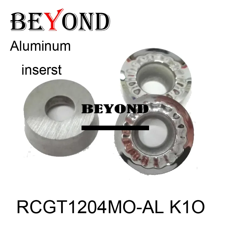 

BEYOND 10pcs RCGT 1204 RCGT1204 MO RCGT1204MO-AL K10 for Aluminum and Copper Carbide Inserts Lathe Tools Cutter CNC Turning Tool