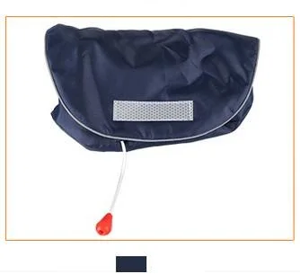 Новое поступление спасательный жилет CE сертифицированный(EN396) ручной надувной спасательный жилет с поясная сумка типа PFD150N плавучести - Цвет: Navy