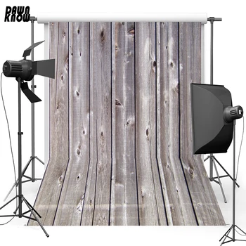 

DAWNKNOW Gray Floor New Fabric Flannel Photography Background For Kids Wall Vinyl Backdrop For Personal Photo studio Floor525