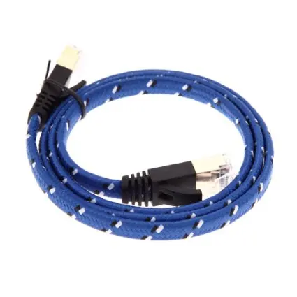 새로운 3m,5m 10m15m 30m lan 케이블 CAT7 케이블 RJ45 패치 라우터 스위치 용 플랫 이더넷 네트워크 케이블 금도금