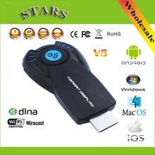 Ez cast vsmart v5ii ezcast miracast беспроводной дисплей ключ hdmi 1080p tv stick dlna airplay для windows IOS android