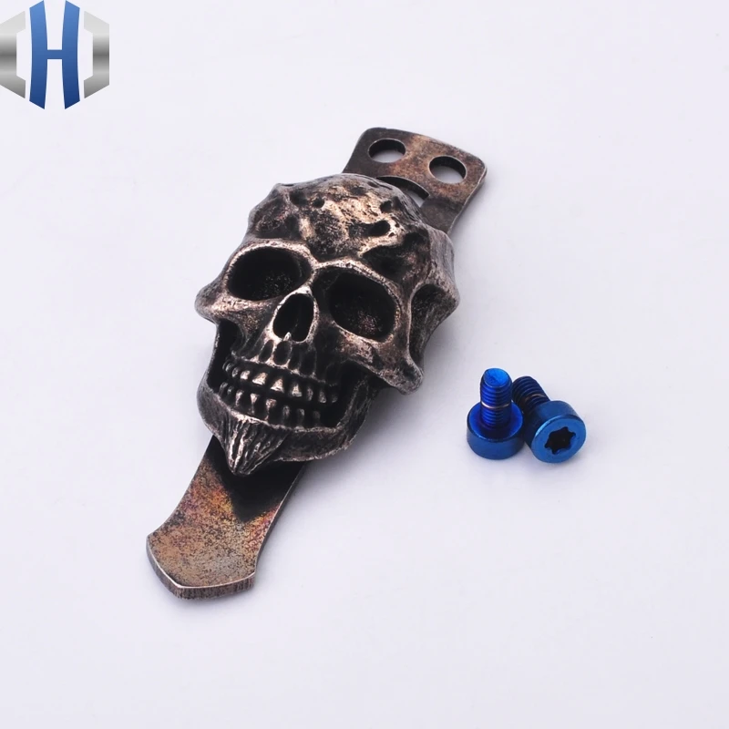 Universal Flashlight Back Clip Steel Fire Waist Clip Metal Flashlight External EDC Pocket Clip K Sheath Clip