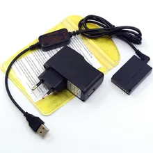ACK-E12 5 V-8 V Зарядное устройство USB кабель+ DR-E12 DC муфта LP-E12 муляж батареи+ адаптер для камеры Canon EOS M M2 M10 M50 M100