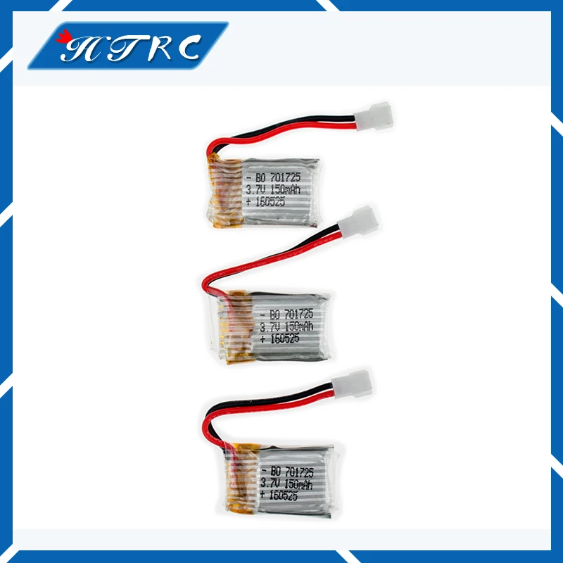 3.7 В 150 мАч Drone Quadcopter lipo Батарея 701725 для Нибиру SYMA S107g X2 nihui U207 H2 3 шт. | Игрушки и хобби