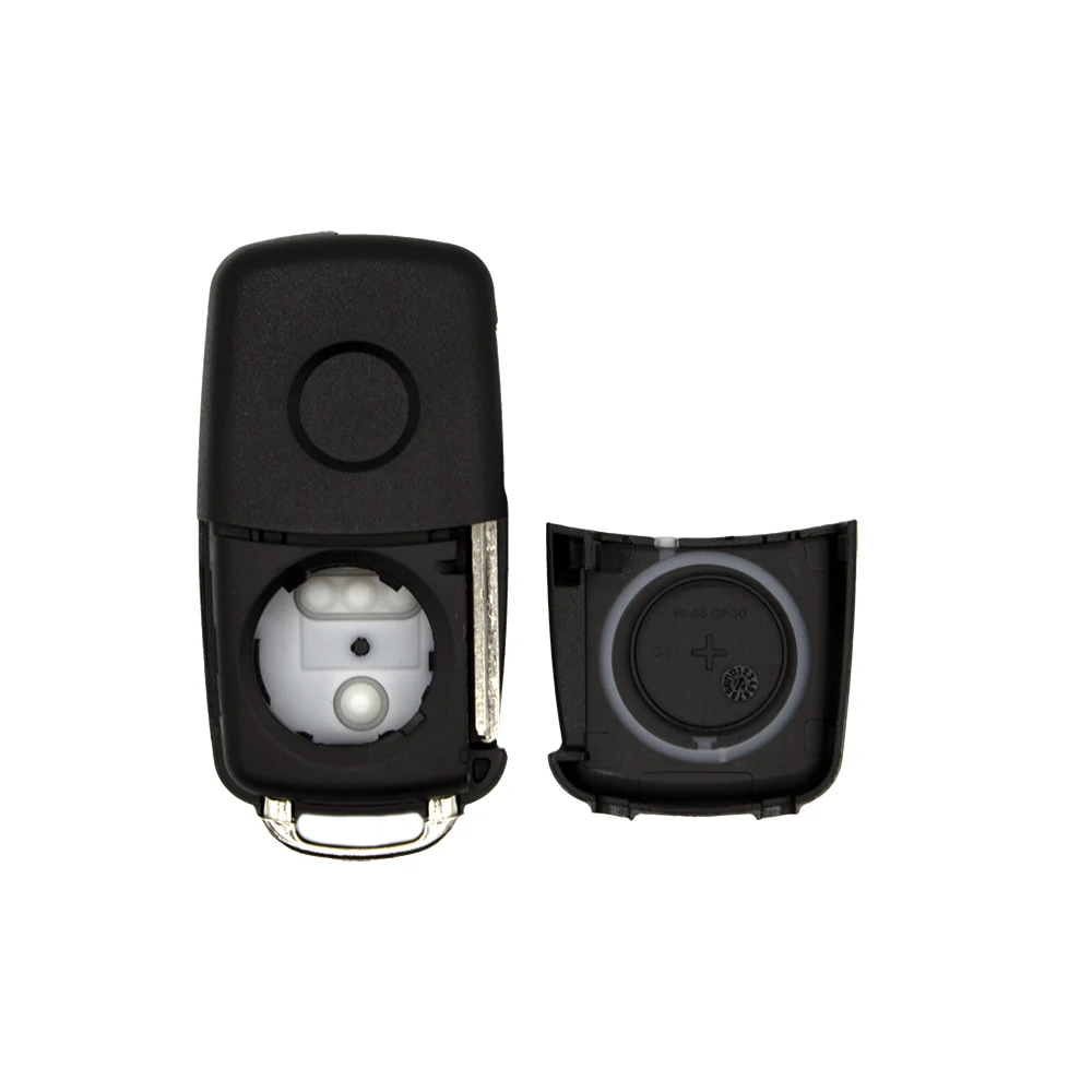 Корпус для автомобильного ключа пульта 2 кнопки Volkswagen Tiguan Seat leon Skoda Octavia Polo Passat Lavida