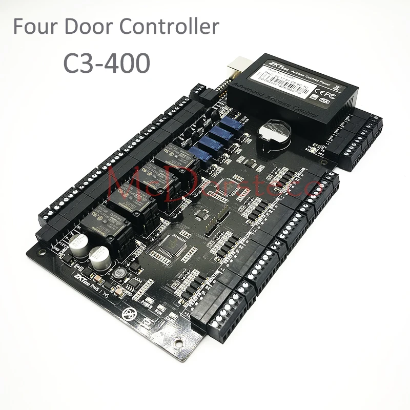 ZK C3-400 Tcp/Ip Rfid система контроля доступа четыре двери Контролер безопасности IP на основе четыре двери Контролер KR102 считыватель клавиатуры