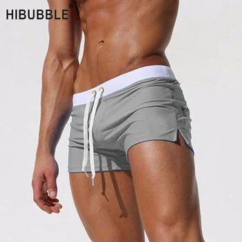 

Back pocket Casual Shorts Men Brand New Board Shorts 2018 WaterProof Solid Breathable Elastic Waist Fashion Casual Short Men