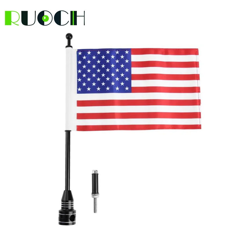 

Motorcycle Accessories Rack Flag Rear Side Mount American USA Flag for Harley Davidson Sportster 883 1200
