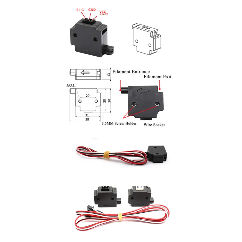 Material detection module PLA