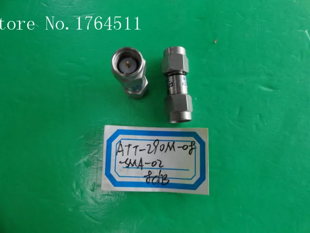 

[BELLA] MIDWEST ATT-290M-08-HEX-02 DC-18GHz 8dB 2W SMA coaxial fixed attenuator --2PCS/LOT