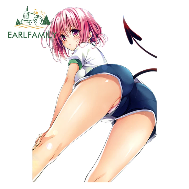 

EARLFAMILY 13cm x 9.2cm Anime JDM To Love-Ru Sexy Hot Girl Car Sticker Momo Velia Deviluke Decal Window Wiper Decal Accessories