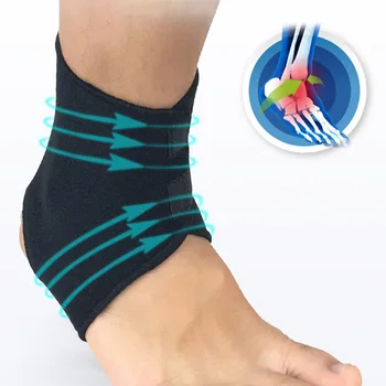 1Pcs Enkel Protector Sport Enkel Ondersteuning Elastische Enkelbrace Guard Voet Ondersteuning Sport Gear Gym