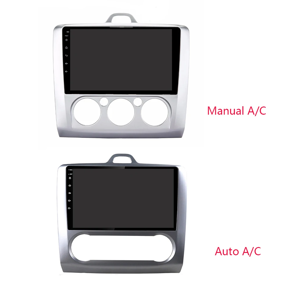 Flash Deal Android 8.1 Car GPS Radio Player Stereo for Ford Focus 2004-2011 Multimedia Video Manual/Auto Air Conditioner Wifi BT 1