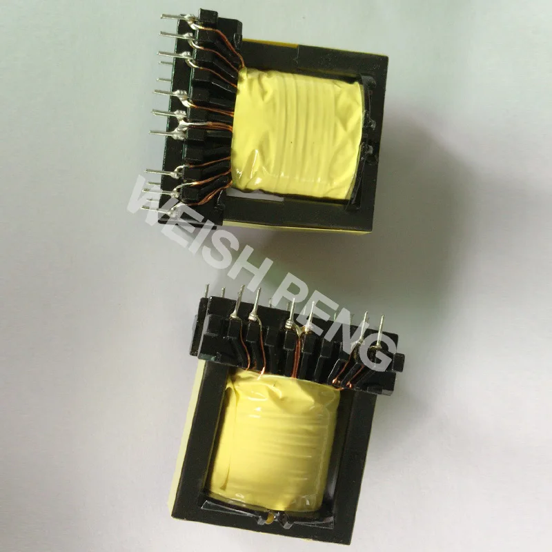 

EC49 magnet Ferrite Core Pure copper ETD49 vertical high-frequency transformer for 1500W inverter DC24V AC220V