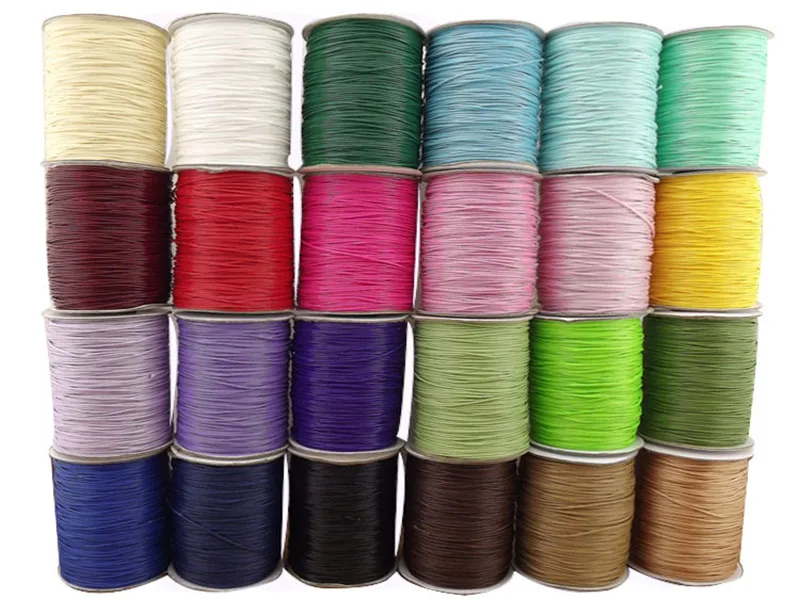 0.8mm Korea Wax Cord Waxed Rope Cords+DIYJewelry Accessories Shoes