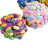 Wholesale Thick Woollen Big Soft Rainbow Pom Pom Yarn Hand Knitting Crochet Yarn DIY Blanket Cushion Colorful Pompom ThreadJK494 ► Photo 3/5