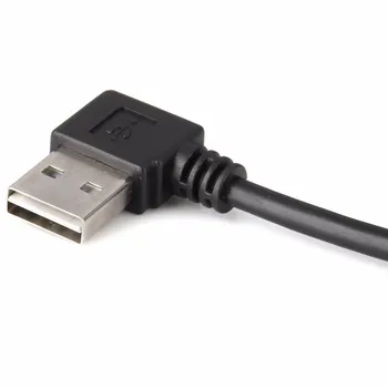 

High Quality Reversible Design 100cm/1m USB 2.0 Left & Right Angled 90 Degree Male to Female Extension Cable