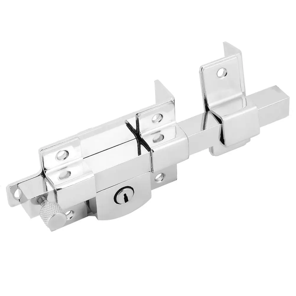 

1Set Door Lock Waterproof Anti-Theft Bolt Latch Door Security Lock Dead Bolt Security Anti-collision door lock