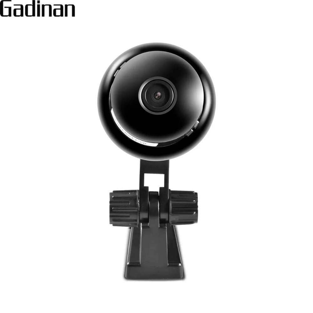 

GADINAN Wireless IP Camera 720P HD Home Security E-Zoom Mini 180 Degree Panoramic Network CCTV Night Vision WIFI Camera Yoosee