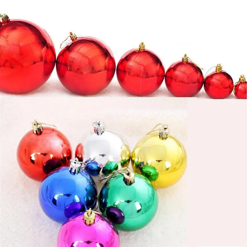 24 шт многоцветная декоративная тематическая упаковка изысканных рождественских шаров для украшения елки Декор шар
