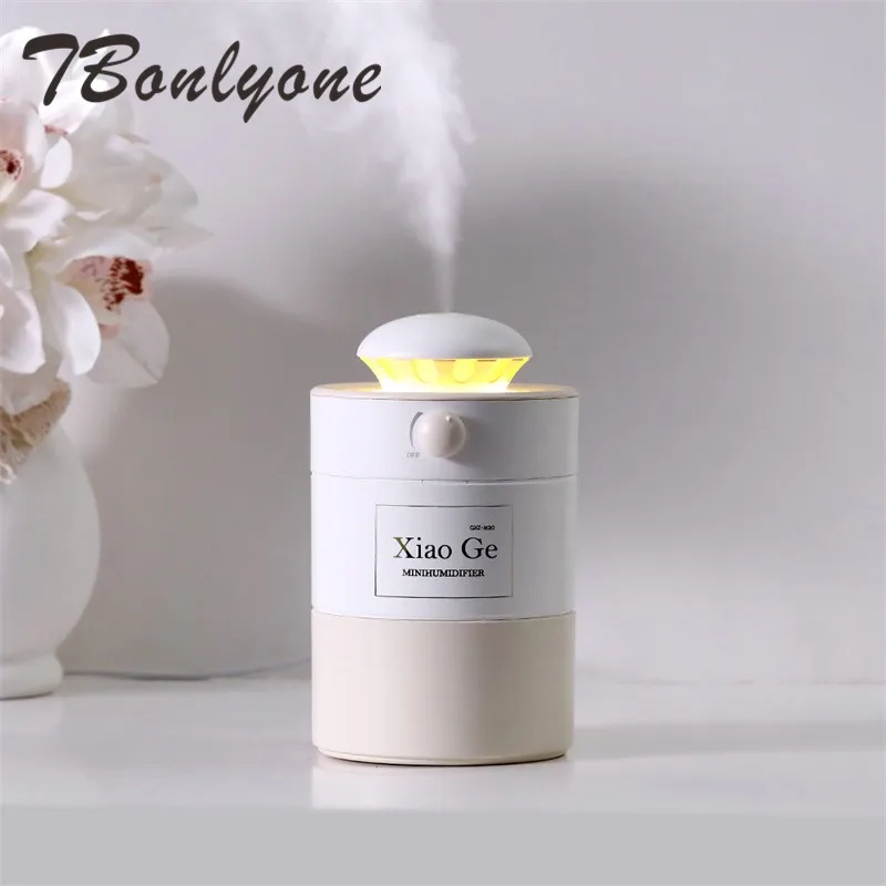 

TBonlyone 500ML USB Humidifier Colorful Lights Lamp Water Oil Aroma Diffuser Filter Type Home Electric Ultrasonic Air Humidifier