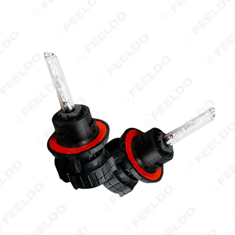 FEELDO 2x автомобильные HID лампы 9004/9007 Hi/Lo Bi Xenon + Сменные ксеноновые переменного