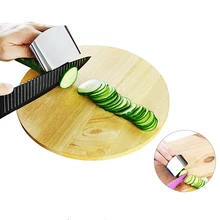 2 размера нож безопасности ломтик щит инструменты для приготовления пищи гаджеты из нержавеющей стали овощерезка палец протектор