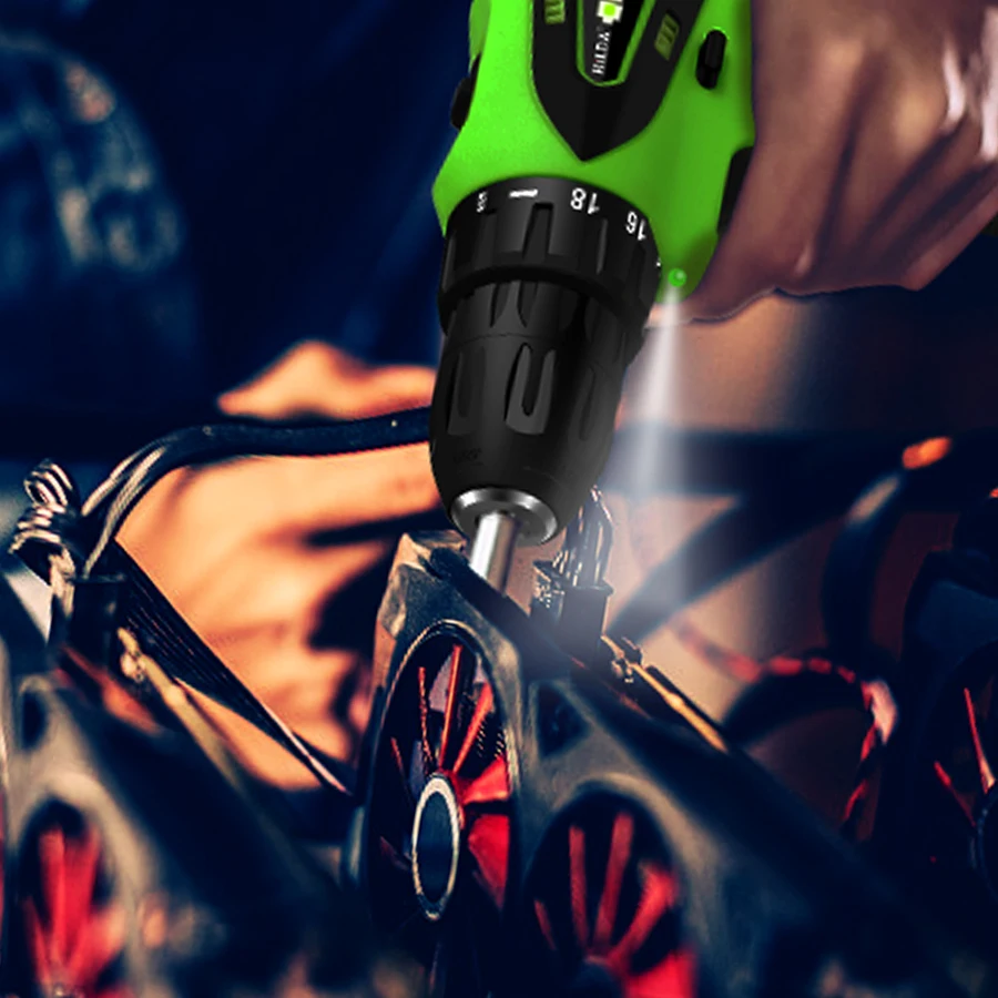 12V Electric Screwdriver Electric Drill lithium cordless drill Cordless Screwdriver Mini Drill rotary tool Power Tools