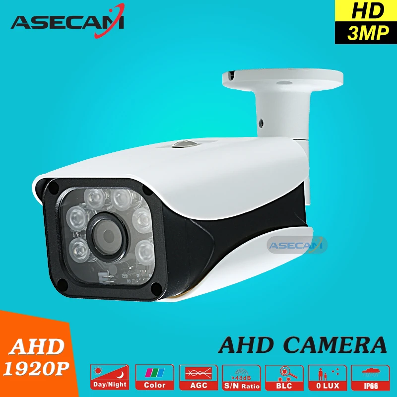 bilder für Neue Super AHD Kamera HD 1920 P Wasserdichte 6 * Array infrarot Sicherheit Kamera 3MP AHDH System Videoüberwachung Mit halterung bilder für Neue Super AHD Kamera HD 1920 P Wasserdichte 6 * Array infrarot Sicherheit Kamera 3MP AHDH System Videoüberwachung Mit halterung
