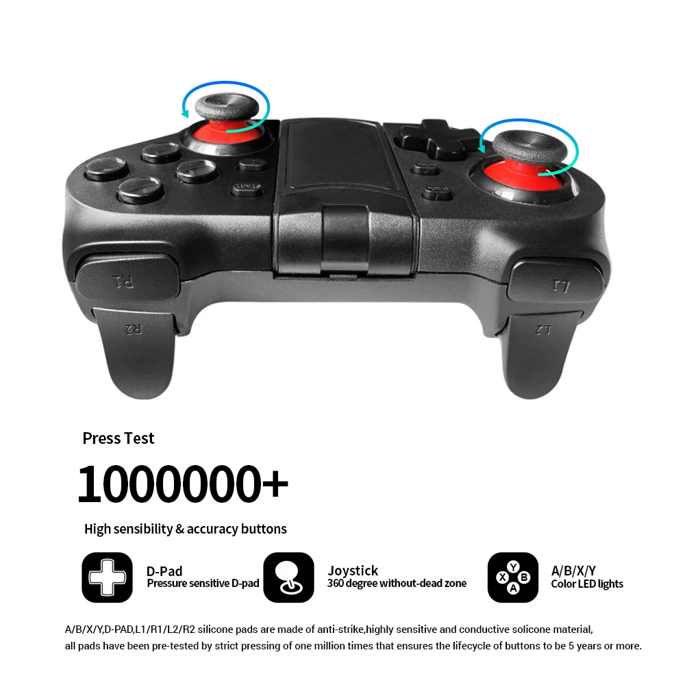  Joystick Handle Wireless Android Mobile Gamepad Controller For Pubg Gaming Pad Bluetooth Wireless F