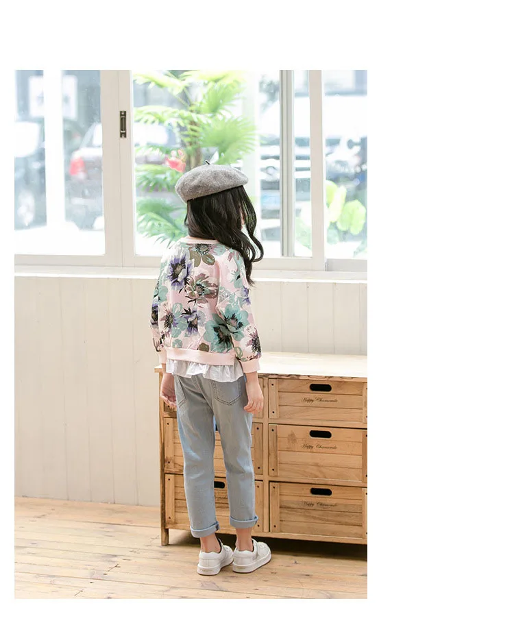 kids teens clothes floral pattern cotton t shirts for girls baby 2018 spring autumn long sleeve tops for girls 14 years clothing 4 5 6 7 8 9 10 11 12 13 14 15 years little big teenage girls t shirts for children girls tops (13)