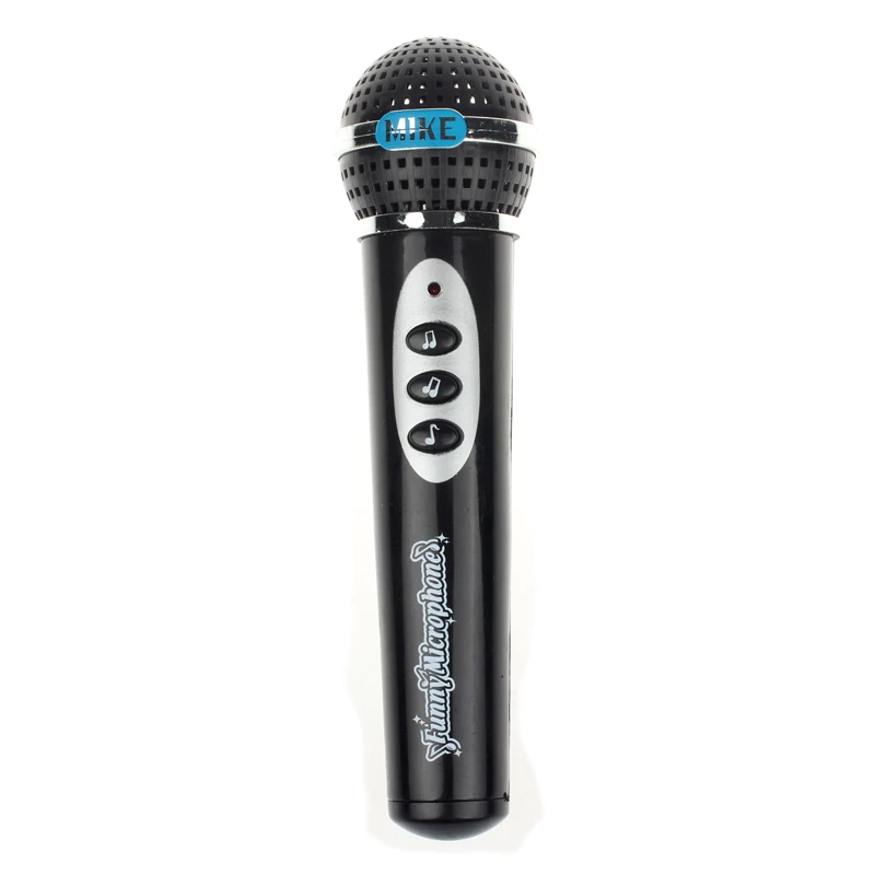 Kids Simulation Microphone Children Black Modern Microphone Mic Karaoke Singing Girls Funny Toys Boys Music Toy Gift#CN20