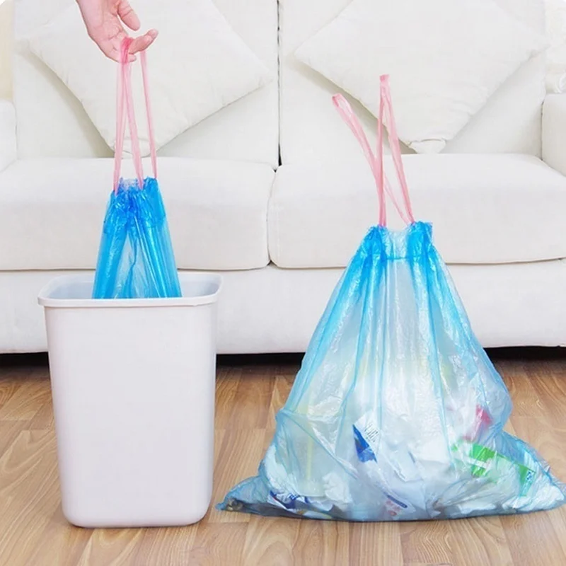 Пластиковые мешки для мусора сильные толстые большие размеры одноразовый пакет для мусора мешки для мусора кухонные аксессуары для уборки PJJJRY411