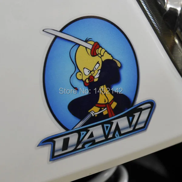 

1pcs MOTO GP Dani Pedrosa No.26 stickers Japanese reflective racing decals car styling ninja motorcycle sticker motocross