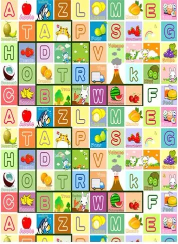 fruit letters