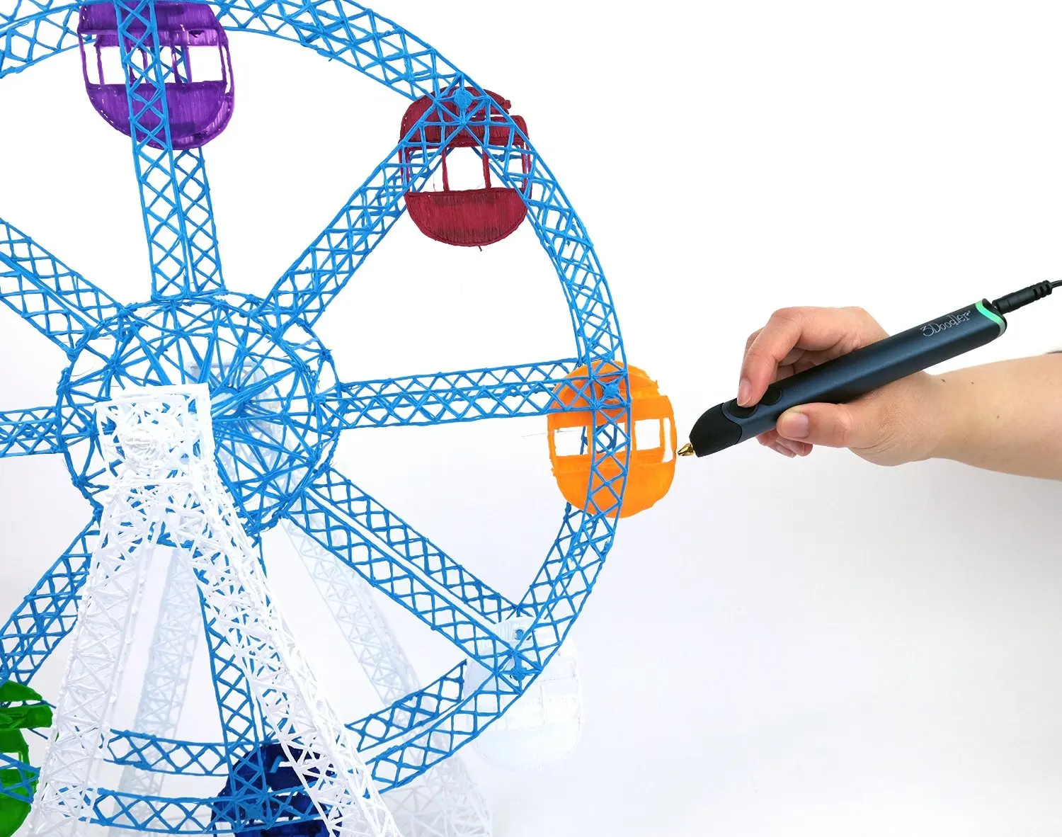 Совместимость с 3doodler создать+ и 3doodler Pro ABS 3,0 мм прямой 3D канцелярские изделия 25 см/шт. 200 корня/Сумка