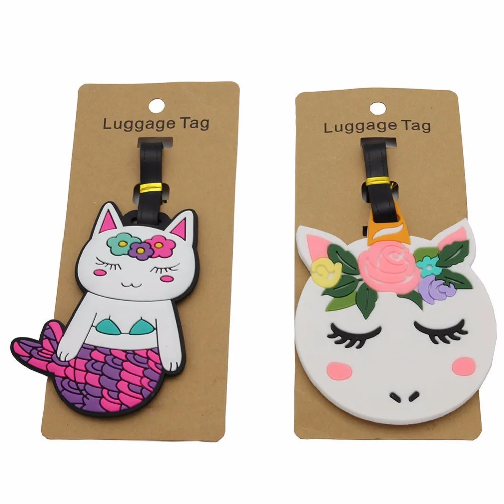 DEZEMIN Luggage Tag Cute Suitcase Identifier ID Address  (1)