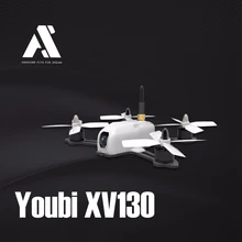 2016 New Youbi XV-130 130 130MM ARF F3 40CH VTX 600TVL 4 IN 1 BLHeli-S 20A ESC RC RPV Racing Drone Quadcopter Frame Kit +