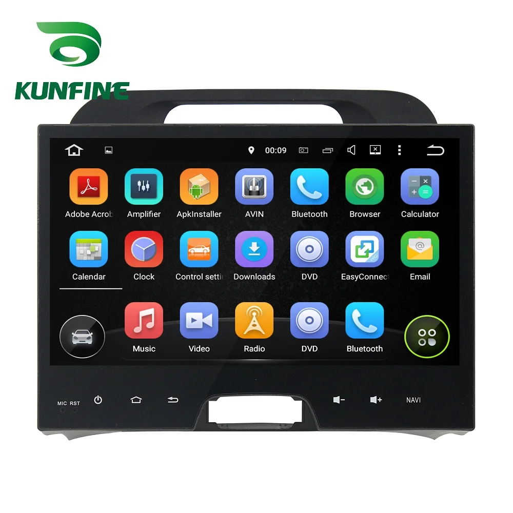 Car DVD GPS Navigation Player Deckless for SPORTAGE 2010-2012 B