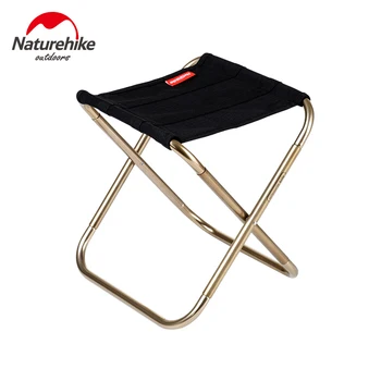 

Naturehike Stool Folding Chair Outdoor Aluminium Alloy Fishing Chair Portable Hiking outdoor backrest Ultralight Barbecue Stool