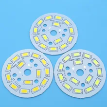 5 шт. SMD5730 светодиодный PCB 5 Вт 7 Вт 9 Вт 32 мм 40 мм 48 мм 50 мм 60 мм 78 мм 85 мм белый/натуральный белый/теплый белый светодиодный светильник