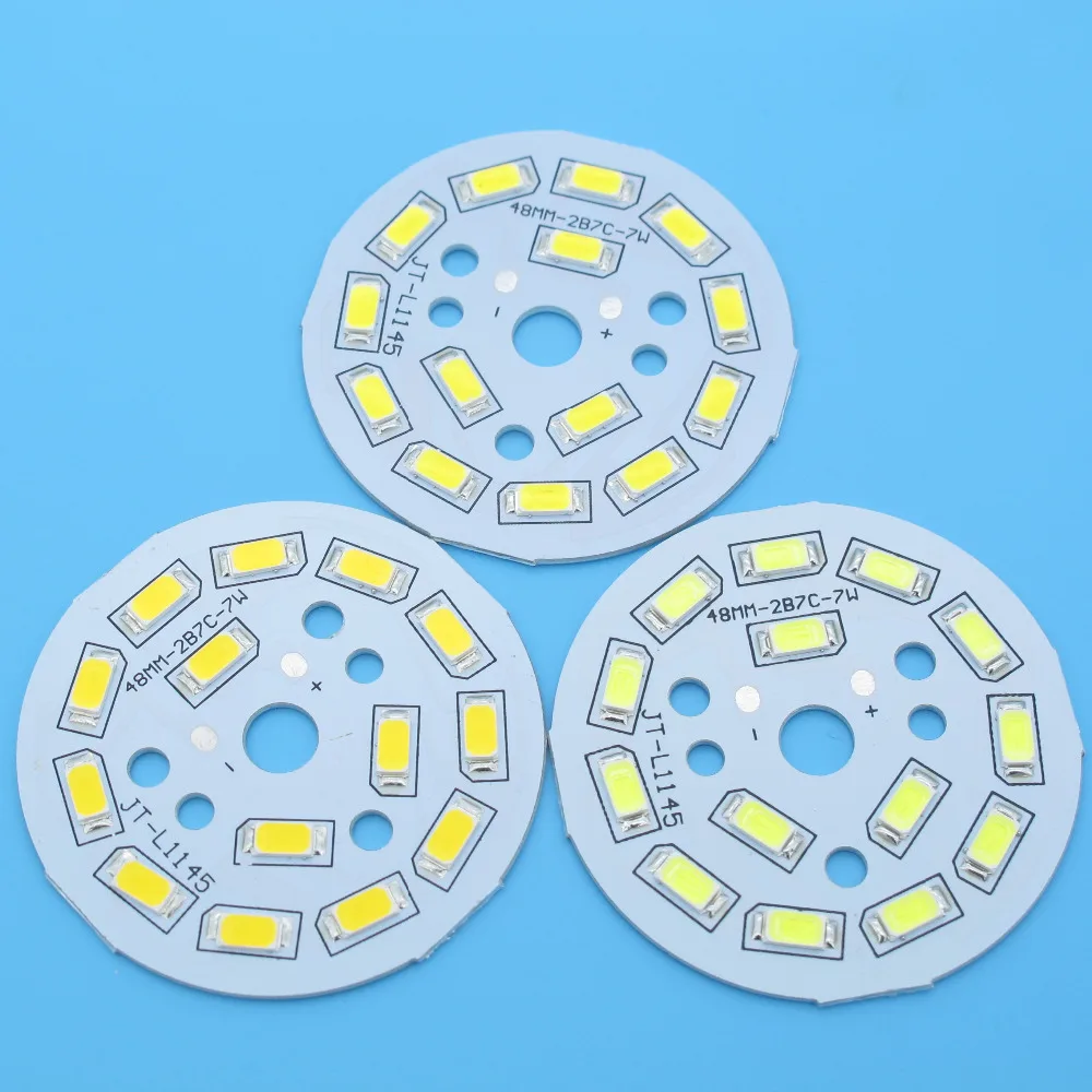 Светодиодный светильник SMD5730 5 Вт 7 9 32 мм 40 48 50 60 78 85 белый/натуральный белый/теплый