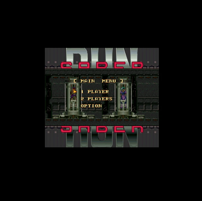 Большая серая игровая карта Run Saber NTSC версии 16 бит 46 Pin для игроков в США|Картриджи|