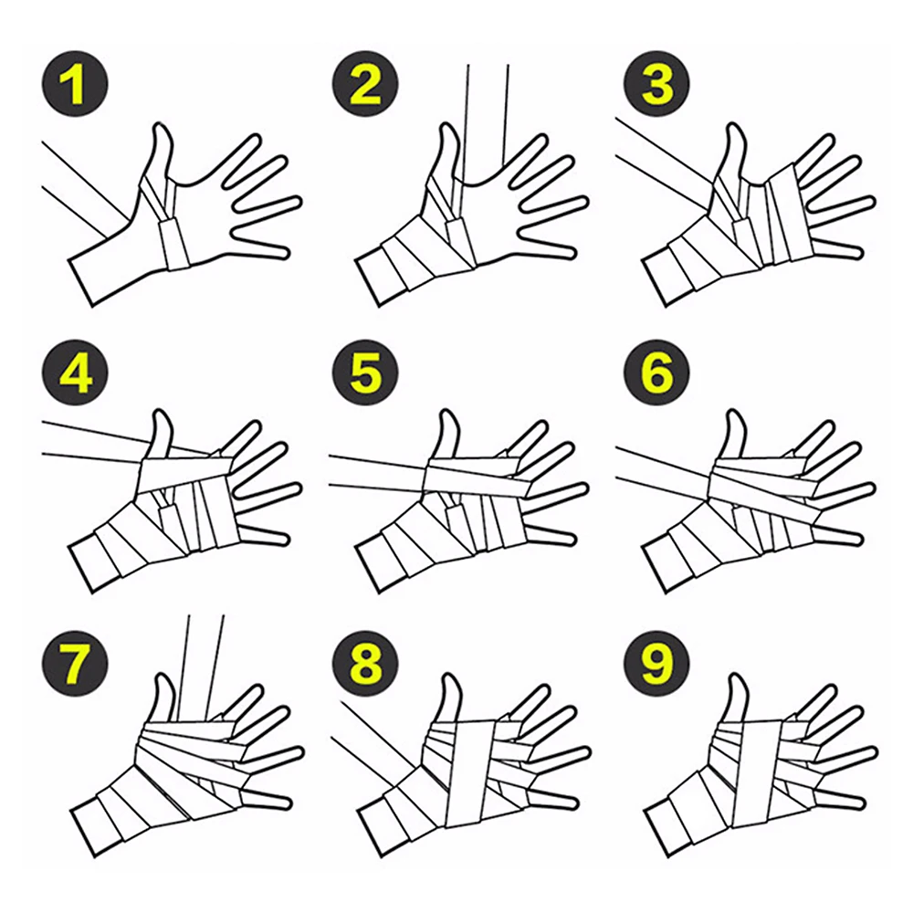3/5 м бандаж боксерский обертывания для рук Sanda Муай Тай ММА тхэквондо повязки для рук спортивные хлопковые тренировочные повязки