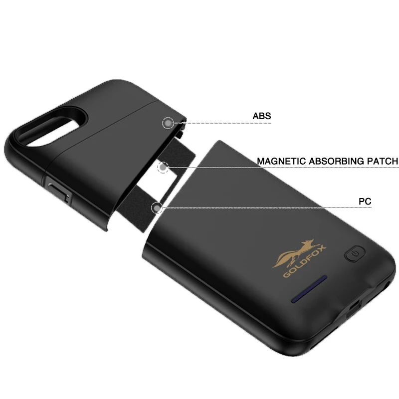 Портативный зарядный чехол для iPhone 6 6S 7 батарея 3000 мАч запасные аккумуляторы для телефонов для iPhone 6 6S батарея зарядное устройство чехол с