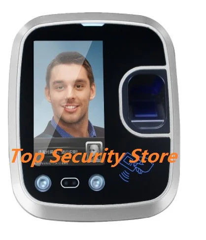 1500 Faces TCPIP Biometric WIFI Fingerprint Rfid Time Attendance Machine System-3