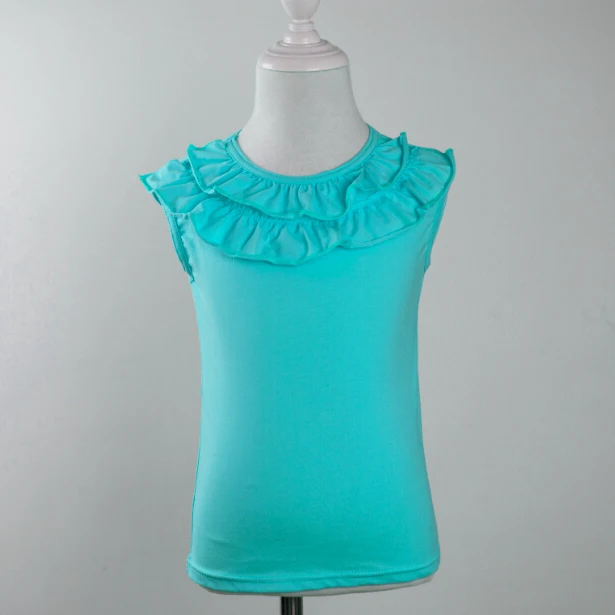 Sleeve Shirt Girls Shirt summer clothes wholesale boutique Baby Cotton