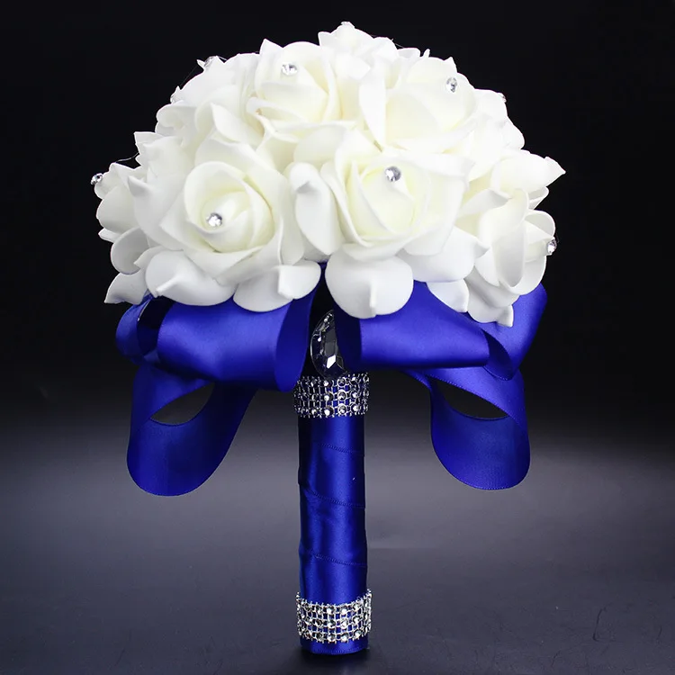 Online Get Cheap Royal Blue Wedding Flowers -Aliexpress ...
